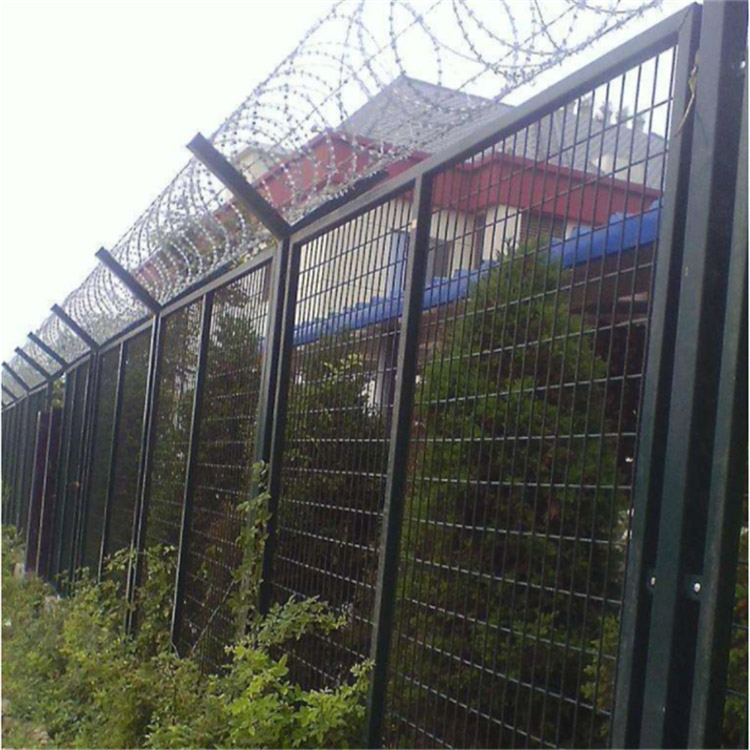 杭州看守所钢网墙安装完毕图片2