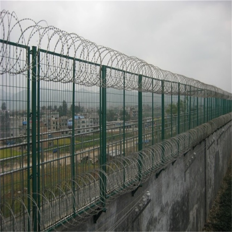 杭州看守所钢网墙安装完毕图片3